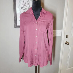 NWT about a girl ladie's buttondown blouse size small